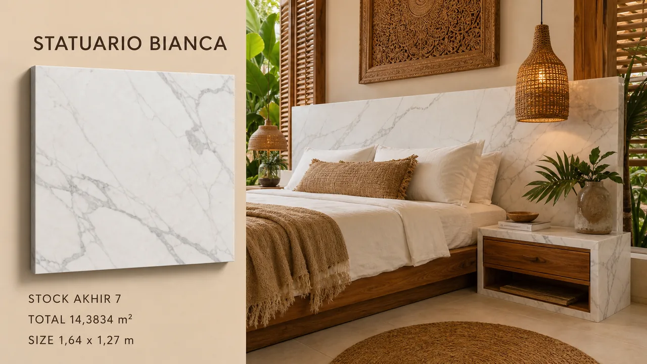 Catalog reference for STATUARIO BIANCA