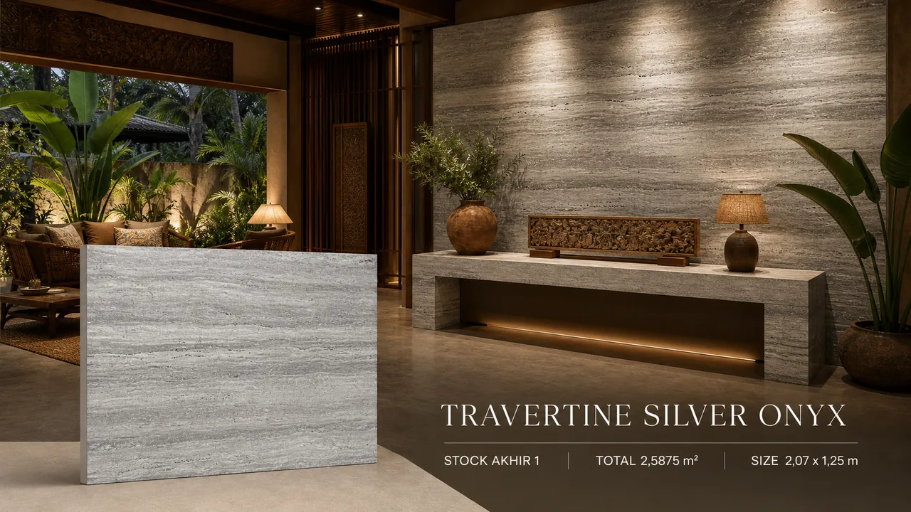 Catalog reference for TRAVERTINE SILVER ONYX