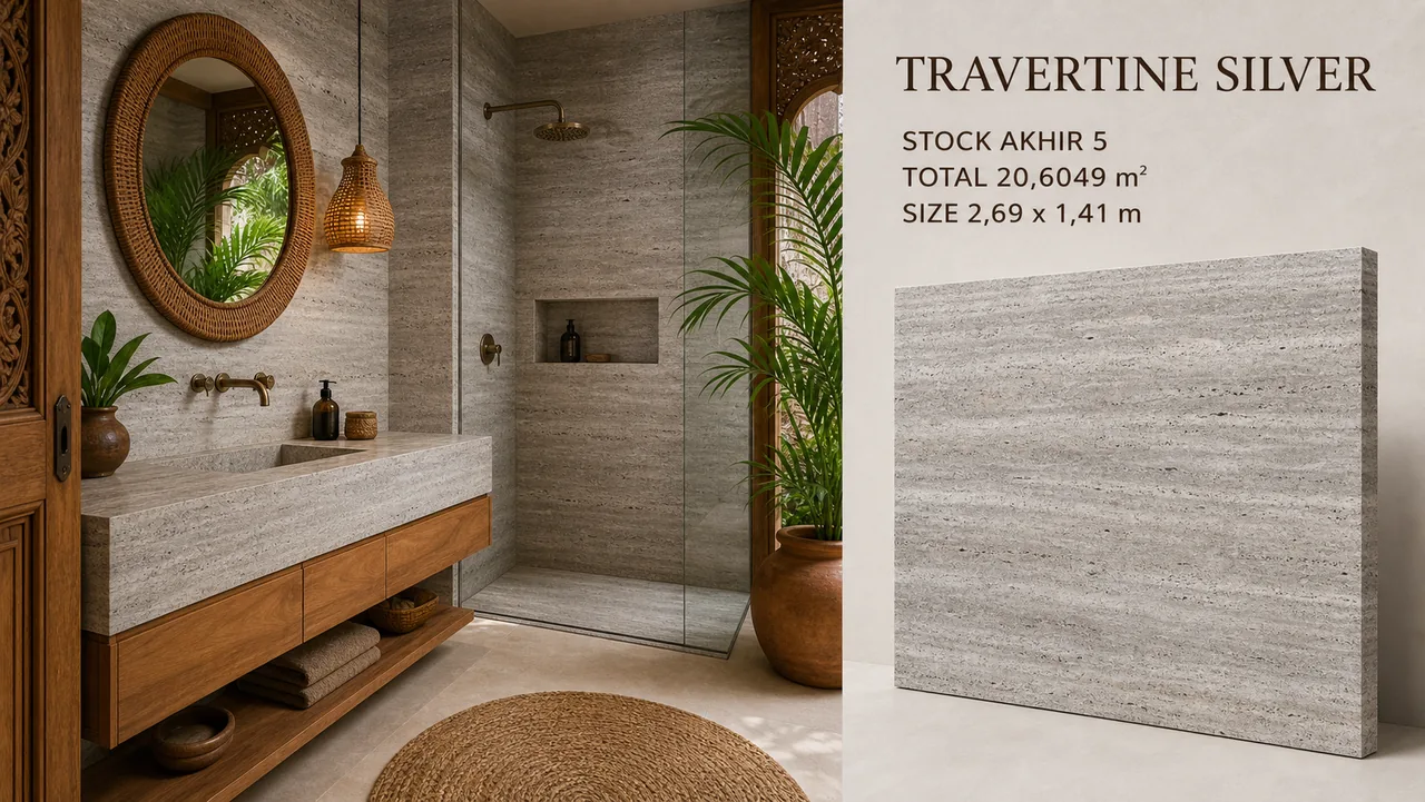 Catalog reference for TRAVERTINE SILVER