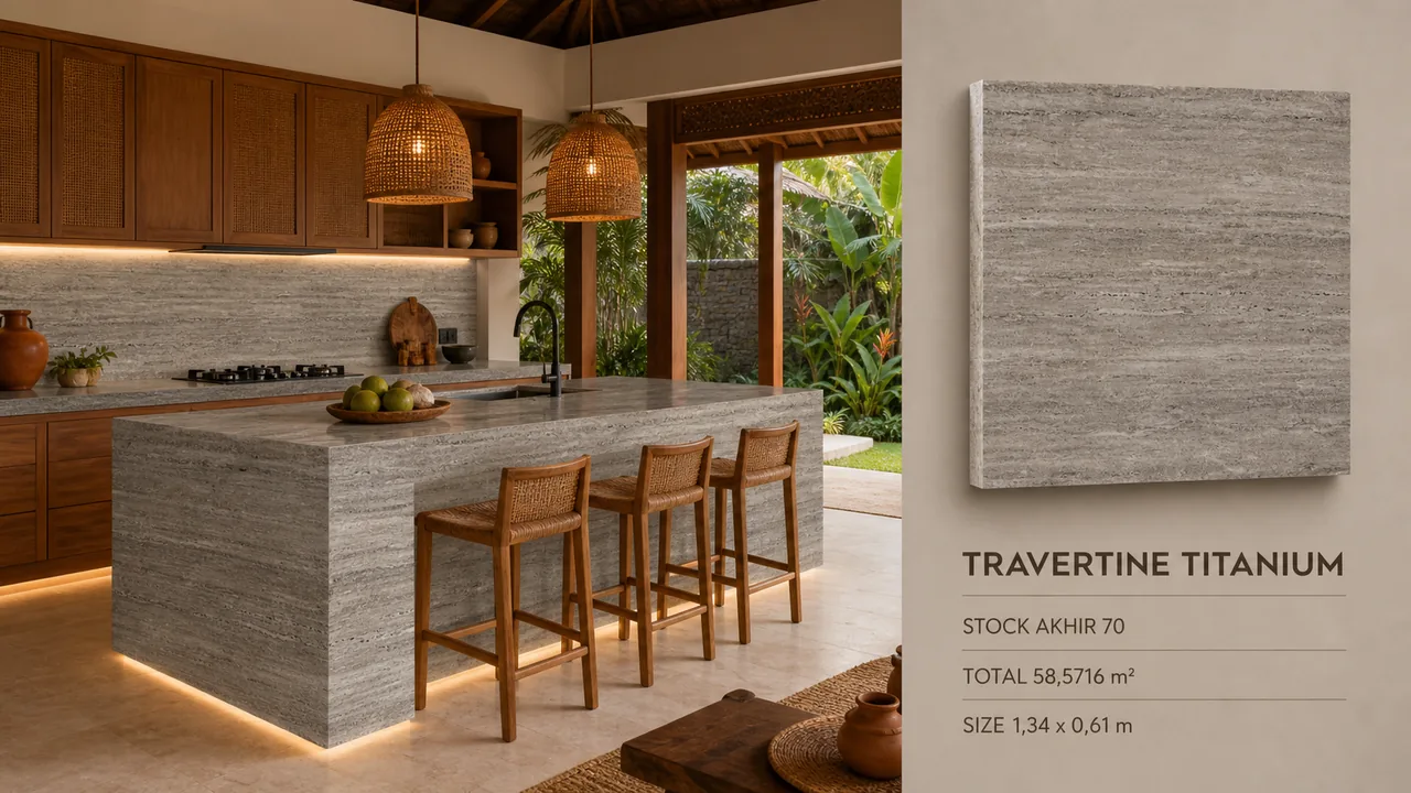 Catalog reference for TRAVERTINE TITANIUM