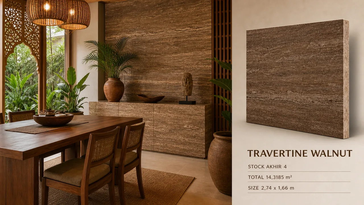 Catalog reference for TRAVERTINE WALNUT