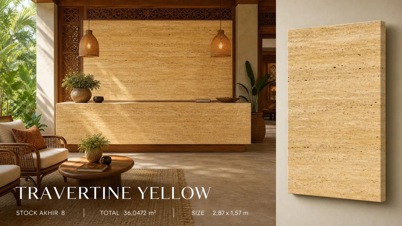 Catalog reference for TRAVERTINE YELLOW