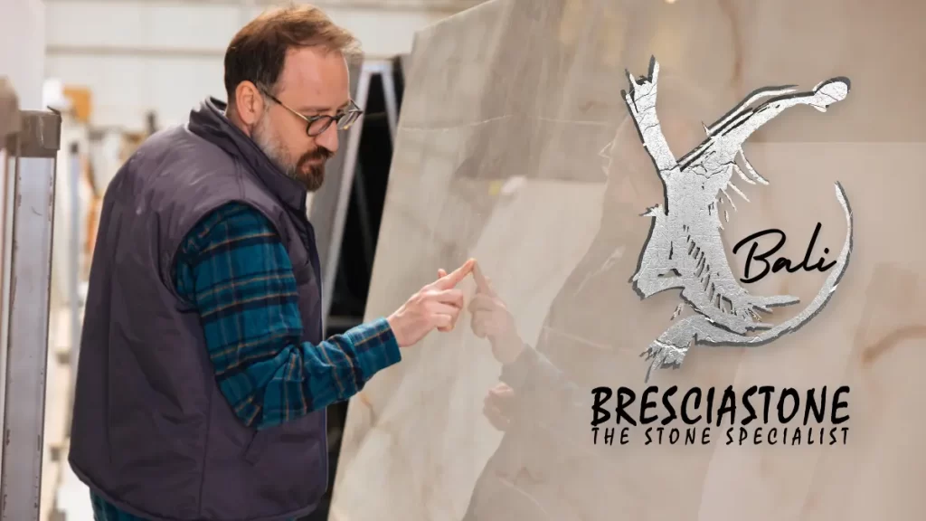 memilih marmer dengan brescia stone bali